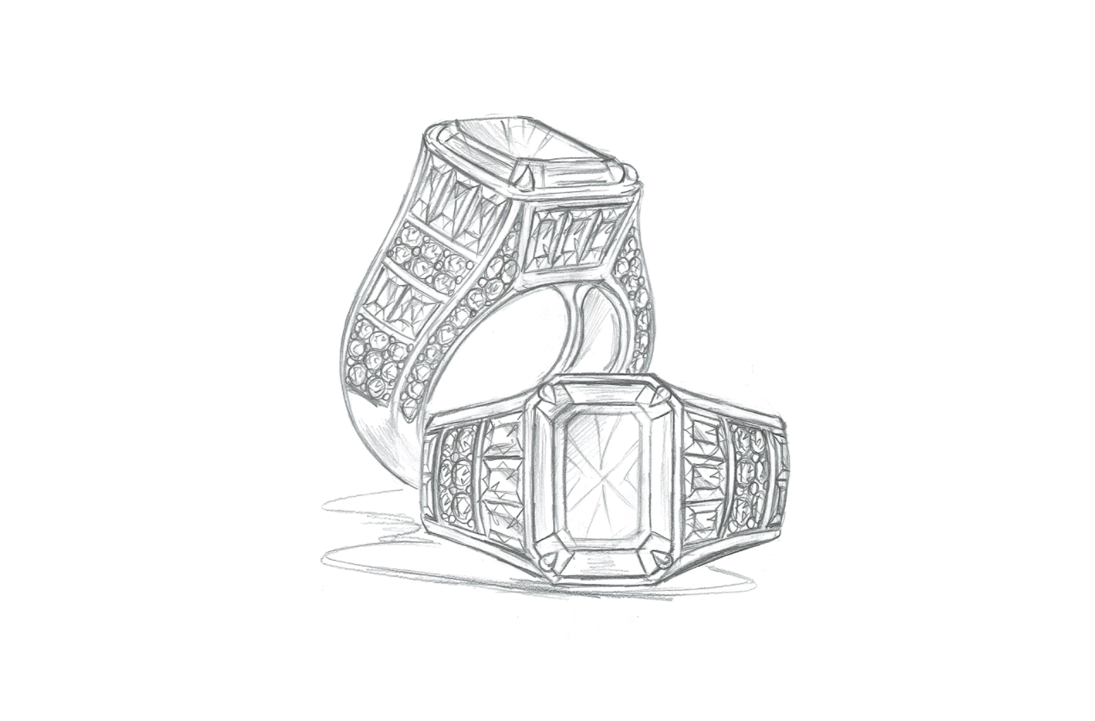 5.95ct Roter Sweet Home Rhodochrosit Ring mit D Flawless Diamanten, eingefasst in 18 Karat Gelbgold