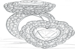 2.01ct D Flawless Golkonda Diamant Ring mit D Flawless Diamanten, eingefasst in 18 Karat Gelbgold