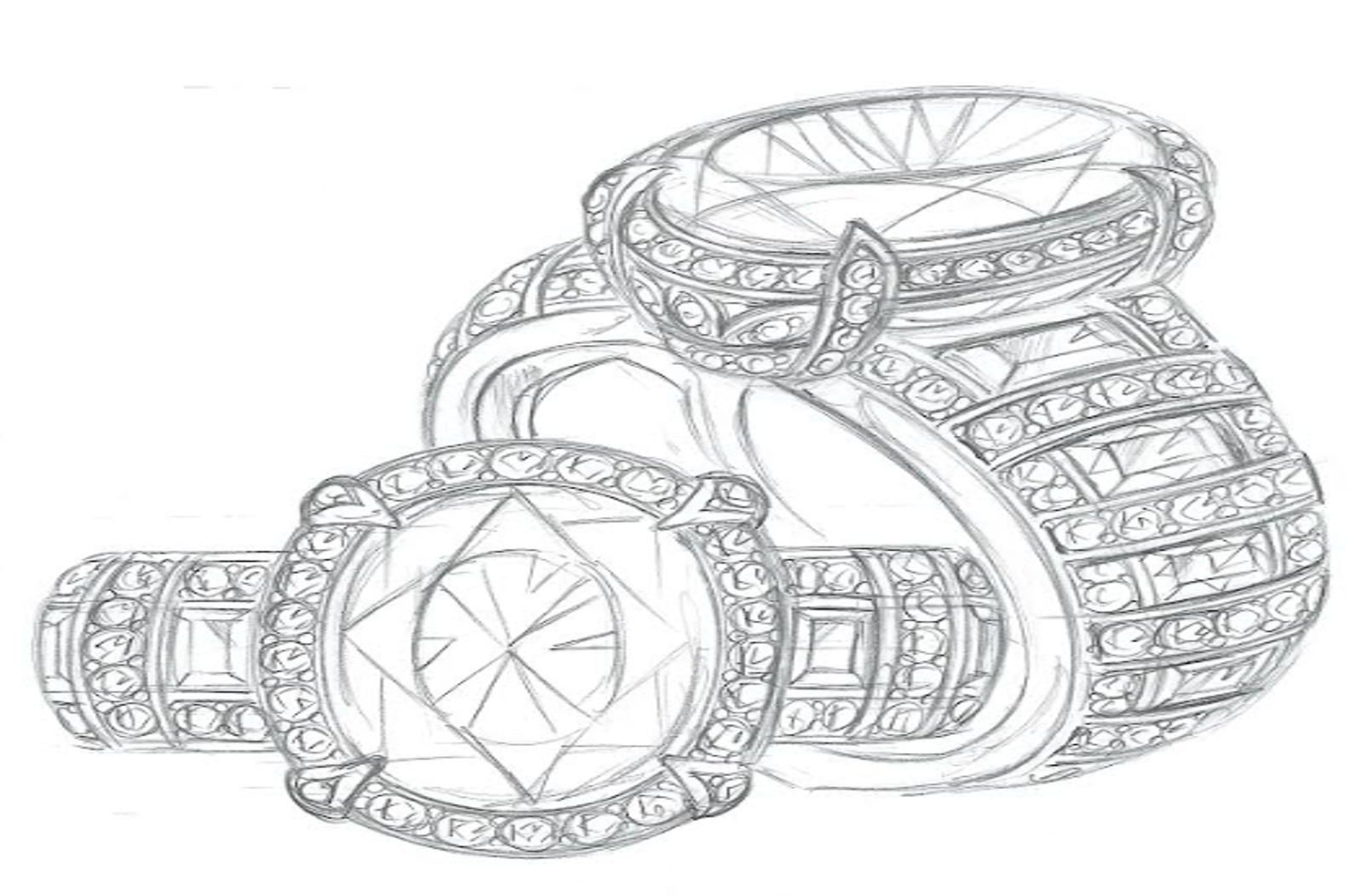 3.02ct D Flawless Golkonda Diamant Ring mit D Flawless Diamanten, eingefasst in 18 Karat Gelbgold
