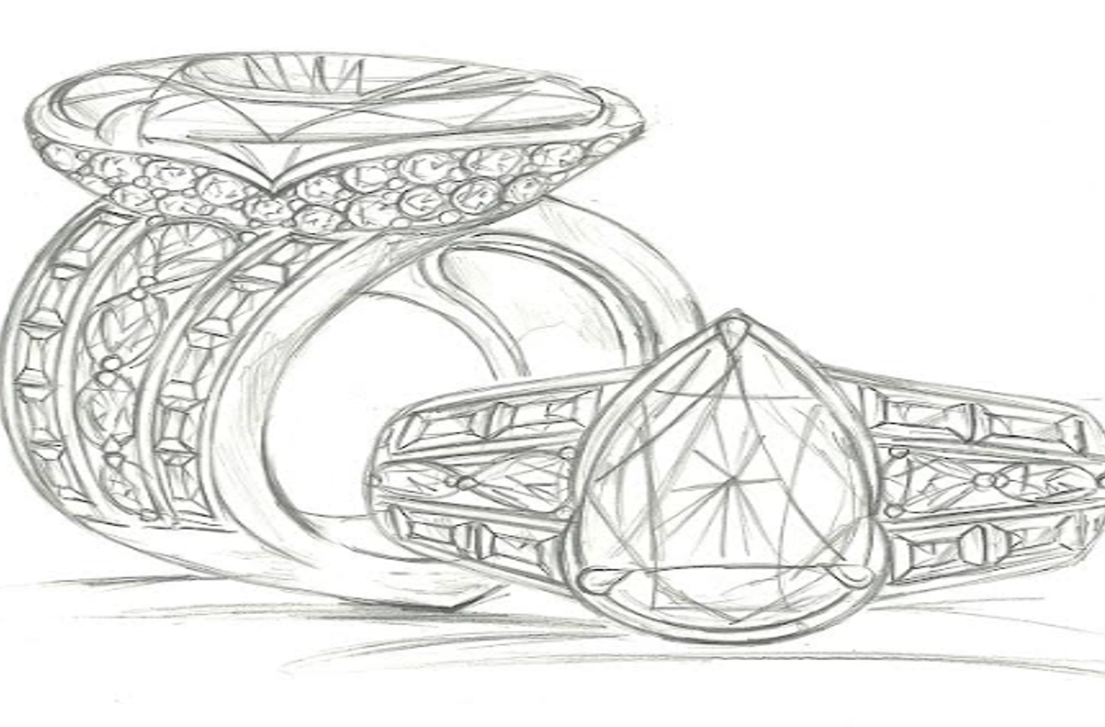 3.02ct D Flawless Golkonda Diamant Ring mit D Flawless Diamanten, eingefasst in 18 Karat Gelbgold