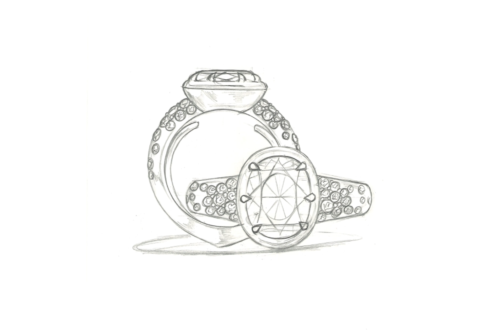 3.06ct Nicht erhitzter grüner Tansanit Ring mit D Flawless Diamanten, eingefasst in 18 Karat Gelbgold