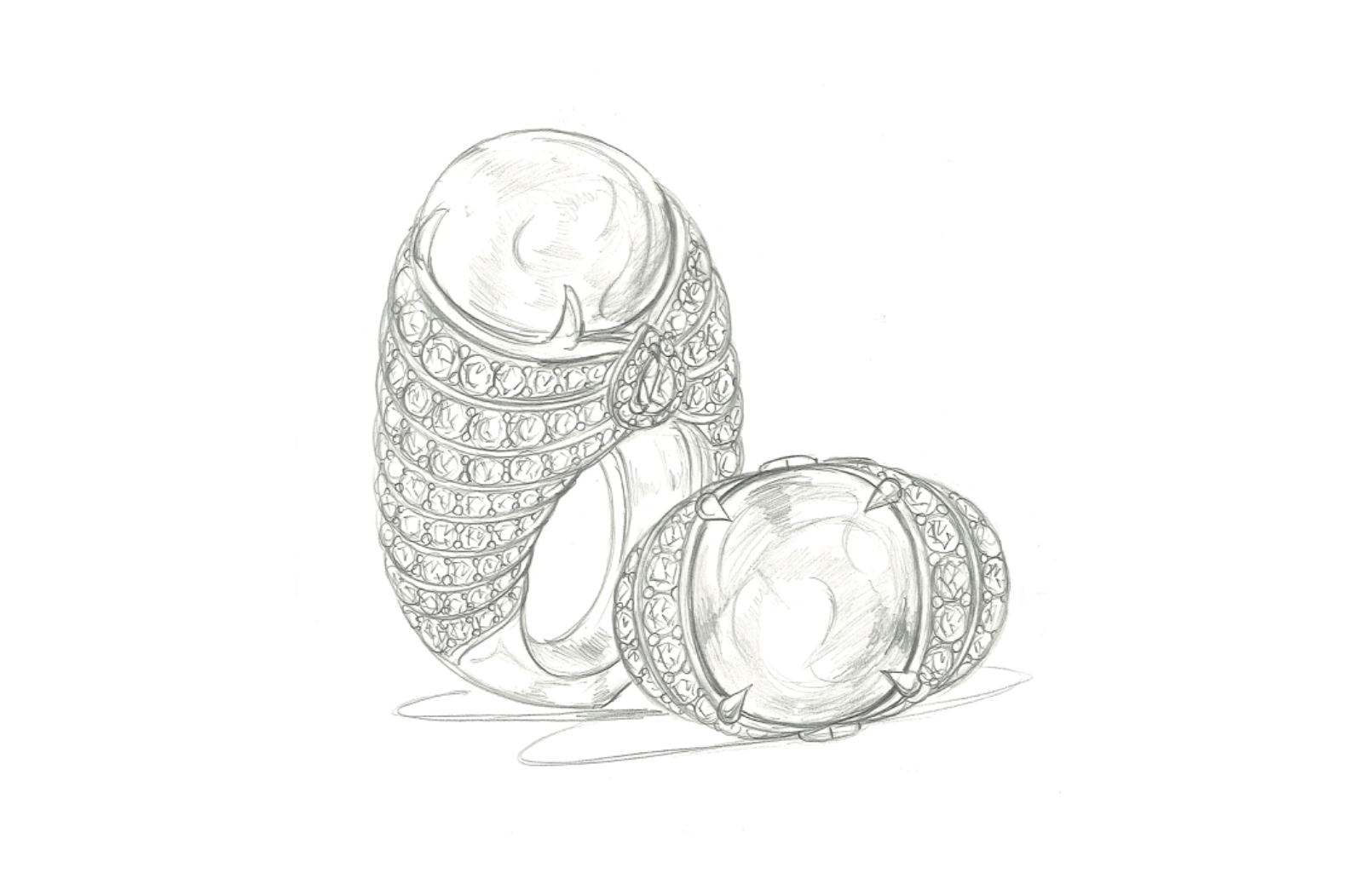 14.77ct Katzenauge Tansanit Ring mit D Flawless Diamanten, eingefasst in 18 Karat Weissgold