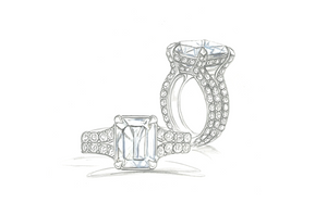 1.10ct D Flawless Golkonda Diamant Ring mit D Flawless Diamanten, eingefasst in 18 Karat Gelbgold