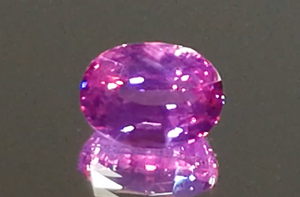 5.03ct Nicht erhitzter Vivid pinker Ceylon Saphir Ring mit D Flawless Diamanten, eingefasst in 18 Karat Weissgold