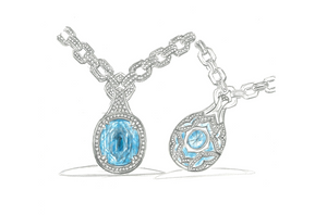 54.88ct Neon elektrischer Paraiba Halskette mit D Flawless Diamanten, eingefasst in 18 Karat Gelbgold