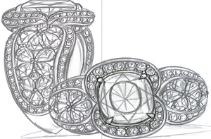 4.07ct nicht erhitzter kornblumenblauer Ceylon Saphir Ring mit D Flawless Diamanten, eingefasst in 18 Karat Weissgold