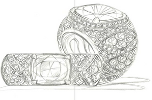 5.03ct Lebendiger Tsavorit Ring mit D Flawless Diamanten, eingefasst in 18 Karat Weissgold