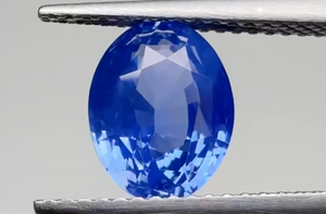 3.01ct Nicht erhitzter Kaschmir-farbener Saphir Ring mit D Flawless Diamanten, eingefasst in 18 Karat Weissgold