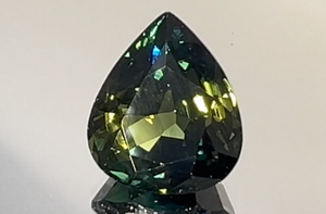 6.11ct Nicht erhitzter australischer Saphir Ring mit D Flawless Diamanten, eingefasst in 18 Karat Gelbgold