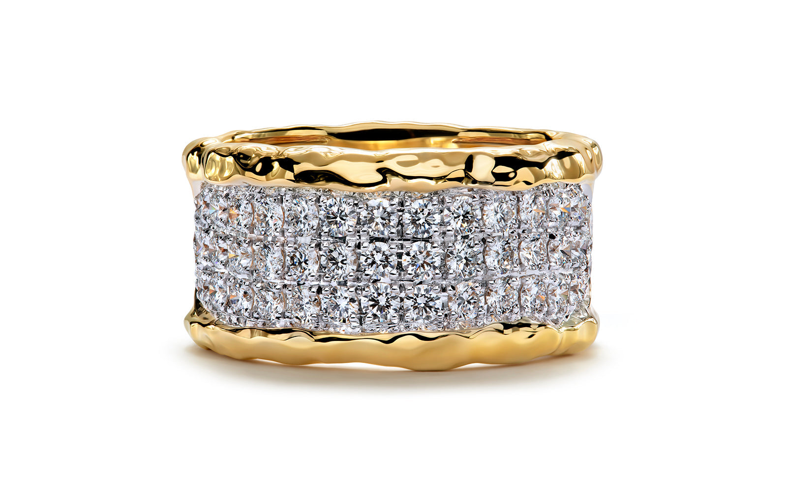 1.44ct D Flawless Diamanten Ring eingefasst in 18 Karat Gelbgold