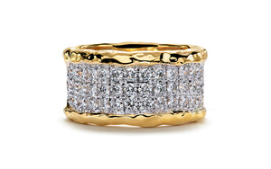 1.44ct D Flawless Diamanten Ring eingefasst in 18 Karat Gelbgold