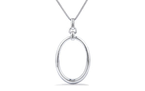 2.03ct D Flawless Diamanten Halskette, eingefasst in 18 Karat Weissgold