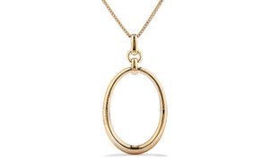 2.03ct D Flawless Diamanten Halskette, eingefasst in 18 Karat Gelbgold