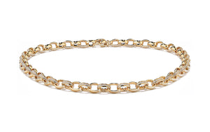 Kat Florence D Flawless Diamanten Halskette, eingefasst in 18 Karat Gelbgold