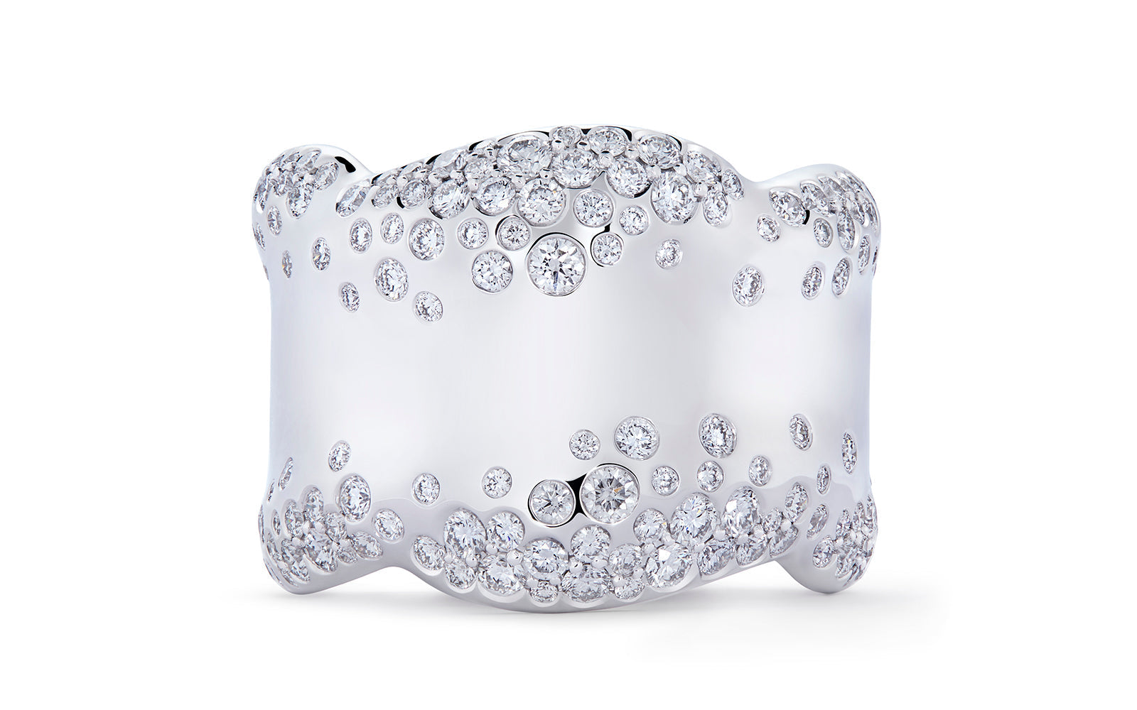 Kat Florence D Flawless Diamanten Ring eingefasst in 18 Karat Weissgold