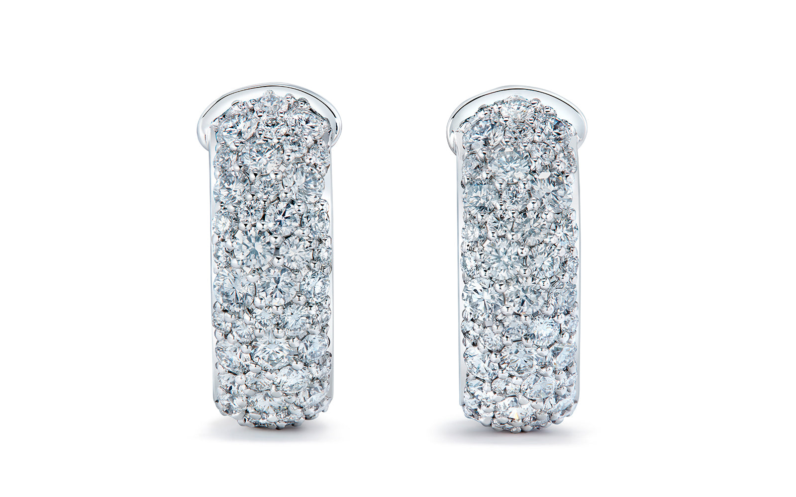 2.00ct D Flawless Diamanten Ohrringe eingefasst in 18 Karat Weissgold