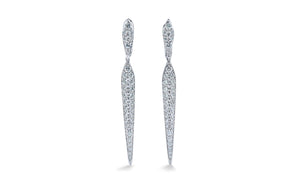 2.44ct D Flawless Diamanten Ohrringe eingefasst in 18 Karat Weissgold