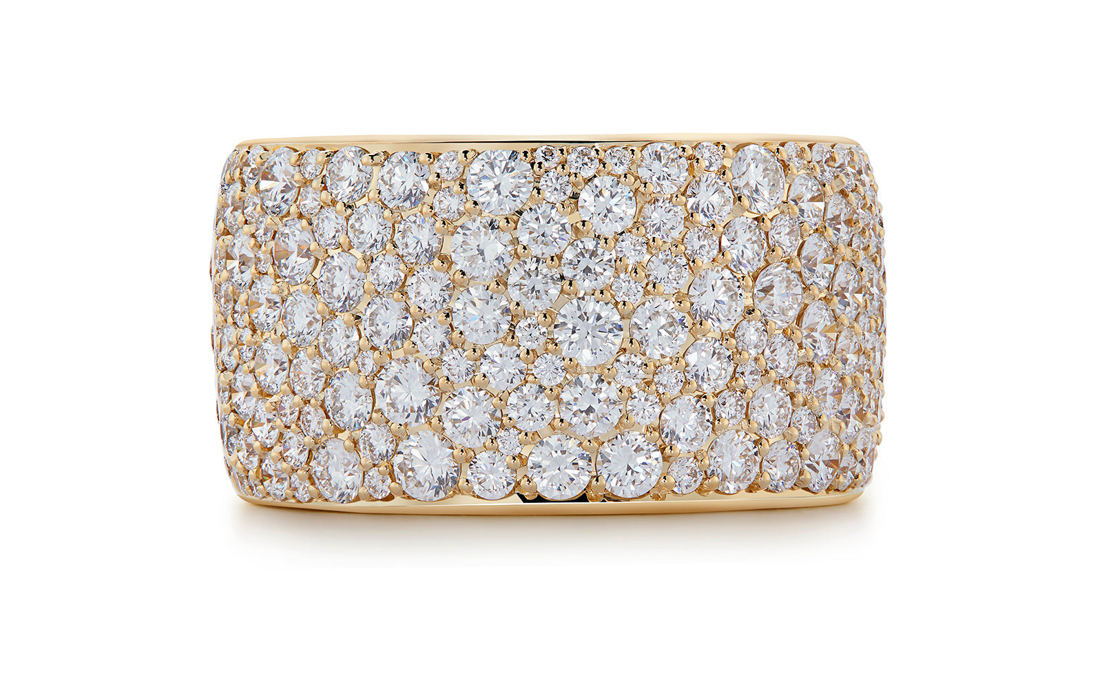 Diamond Cigar 3.34ct D Flawless Diamanten Ring eingefasst in 18 Karat Gelbgold