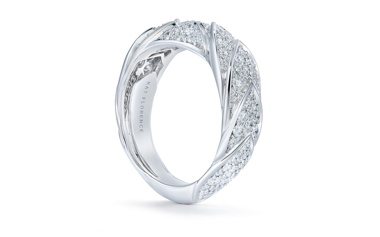 1.55ct D Flawless Diamanten Ring eingefasst in 18 Karat Weissgold