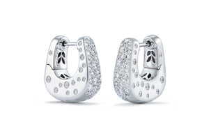 1.50ct D Flawless Diamanten Ohrringe eingefasst in 18 Karat Weissgold