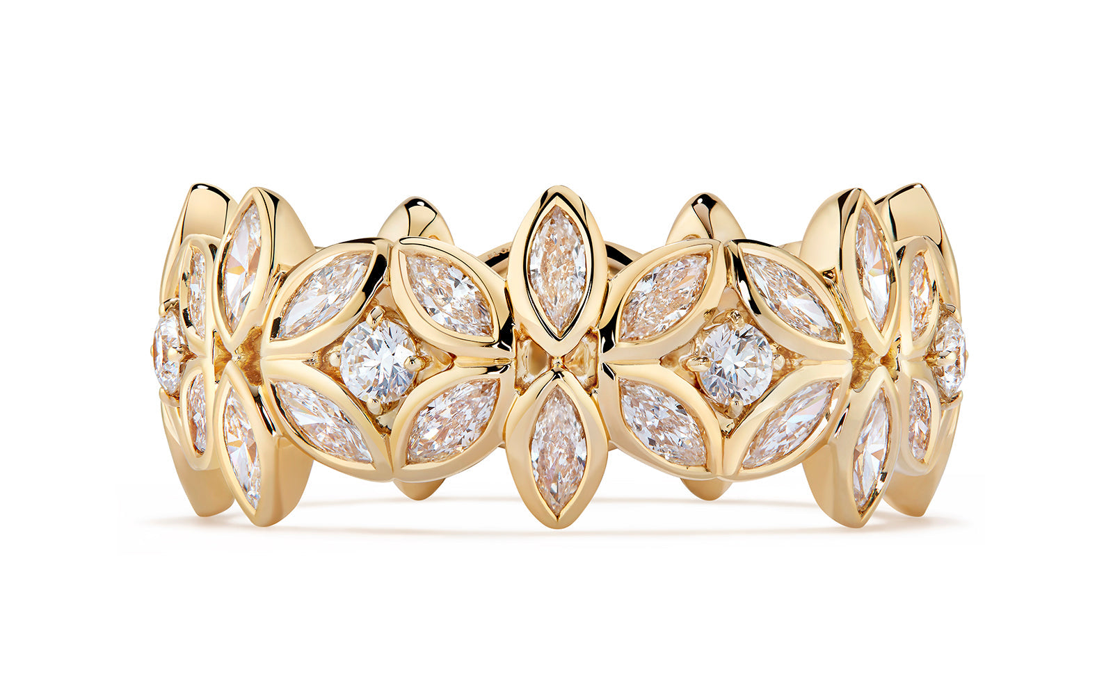 1.68ct D Flawless Diamanten Ring eingefasst in 18 Karat Gelbgold