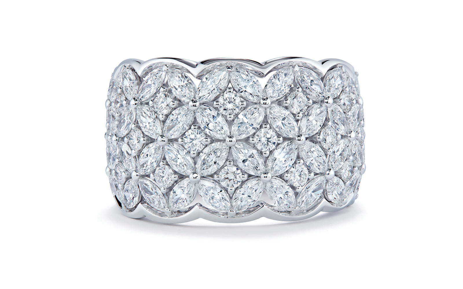 3.24ct D Flawless Diamanten Ring eingefasst in 18 Karat Weissgold