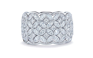 3.24ct D Flawless Diamanten Ring eingefasst in 18 Karat Weissgold