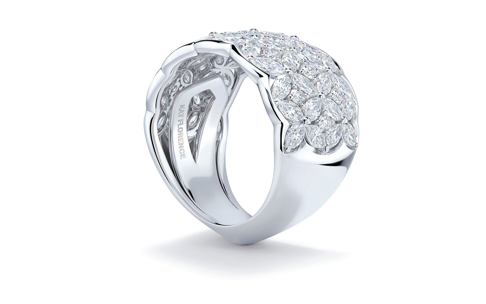 3.24ct D Flawless Diamanten Ring eingefasst in 18 Karat Weissgold