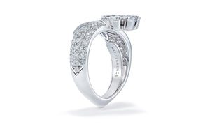 2.48ct D Flawless Diamanten Ring eingefasst in 18 Karat Weissgold