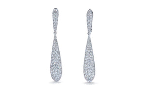 2.36ct D Flawless Diamanten Ohrringe eingefasst in 18 Karat Weissgold