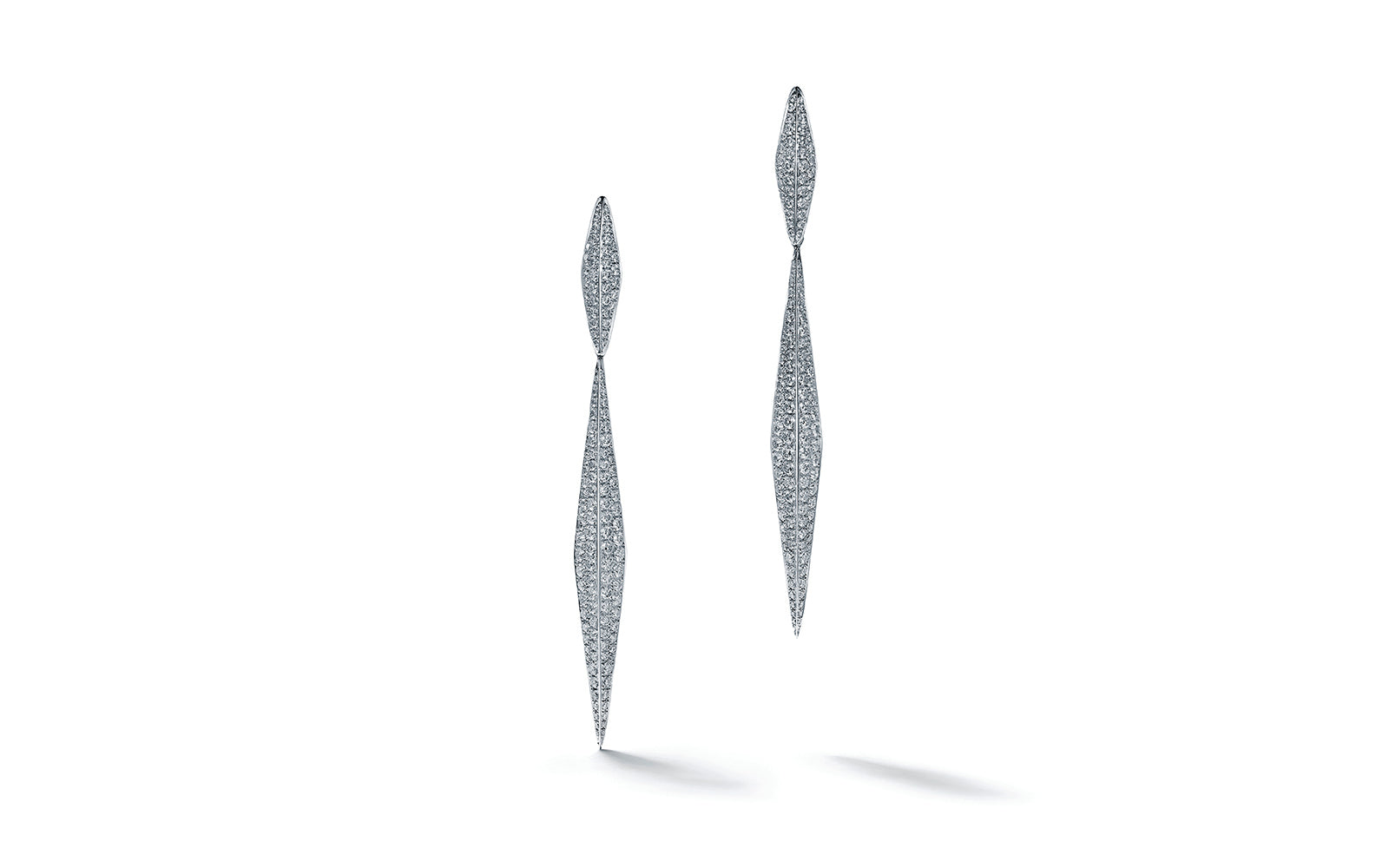 3.00ct D Flawless Diamanten Ohrringe eingefasst in 18 Karat Weissgold