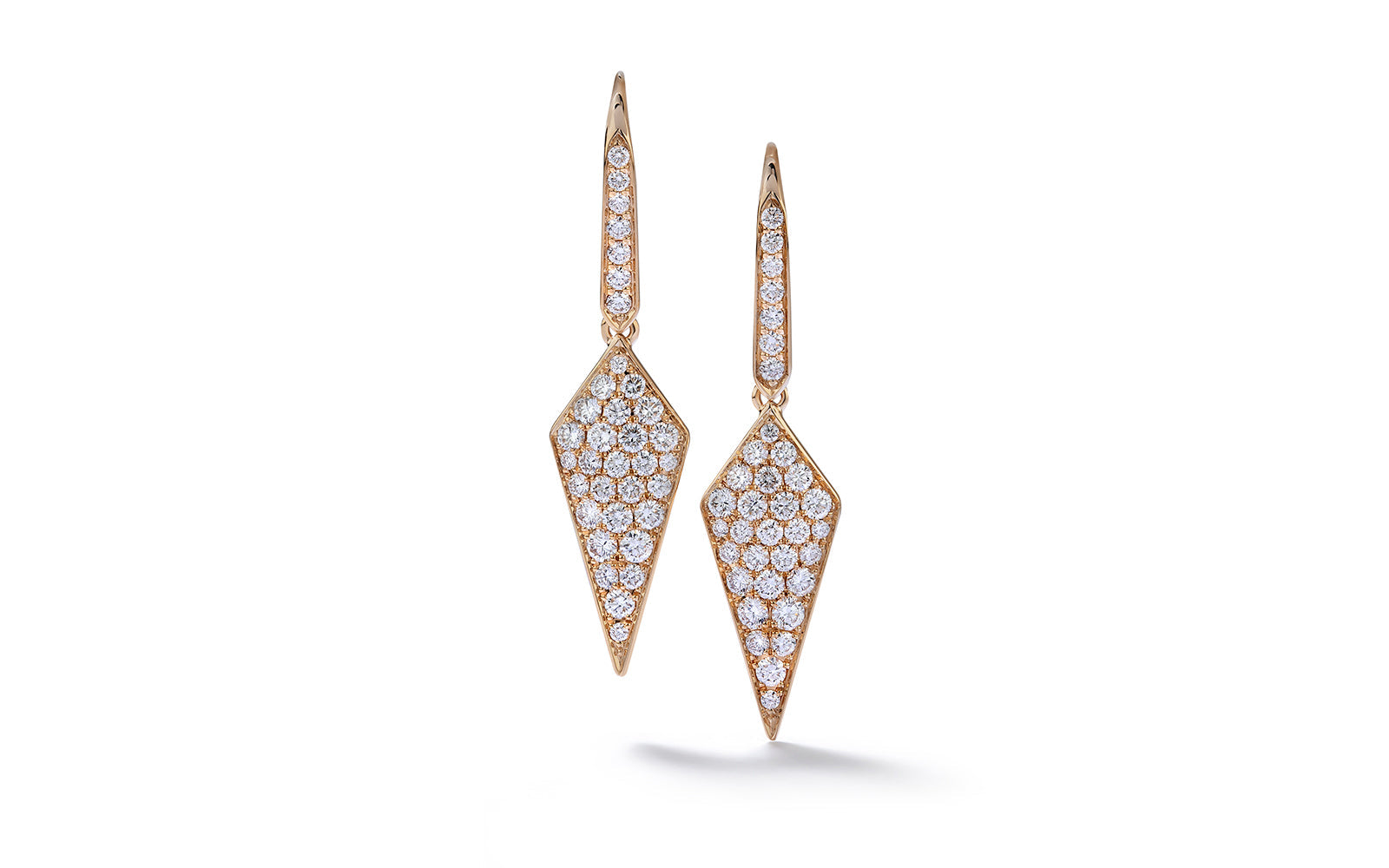 0.86ct D Flawless Diamanten Ohrringe eingefasst in 18 Karat Gelbgold