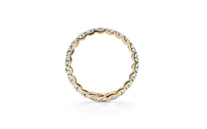 2.15ct D Flawless Diamanten Ring eingefasst in 18 Karat Gelbgold