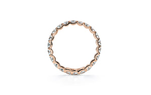 2.15ct D Flawless Diamanten Ring eingefasst in 18 Karat Rosegold
