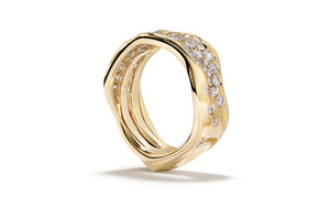 Galaxy 1.43ct D Flawless Diamanten Ring, eingefasst in 18 Karat Gelbgold