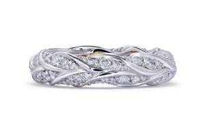 Kat Florence ct D Flawless Diamanten Ring eingefasst in Platin