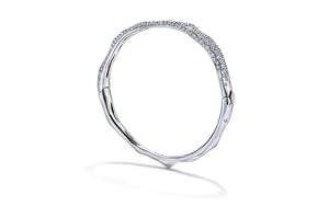 3.57ct D Flawless Diamanten Armreif eingefasst in Platin