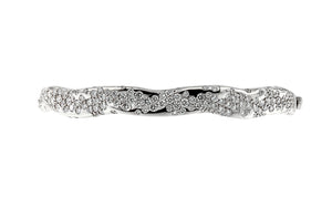 2.29ct D Flawless Diamanten Armreif eingefasst in 18 Karat Weissgold