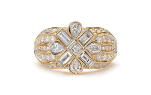 2.01ct D Flawless Diamanten Ring eingefasst in 18 Karat Gelbgold