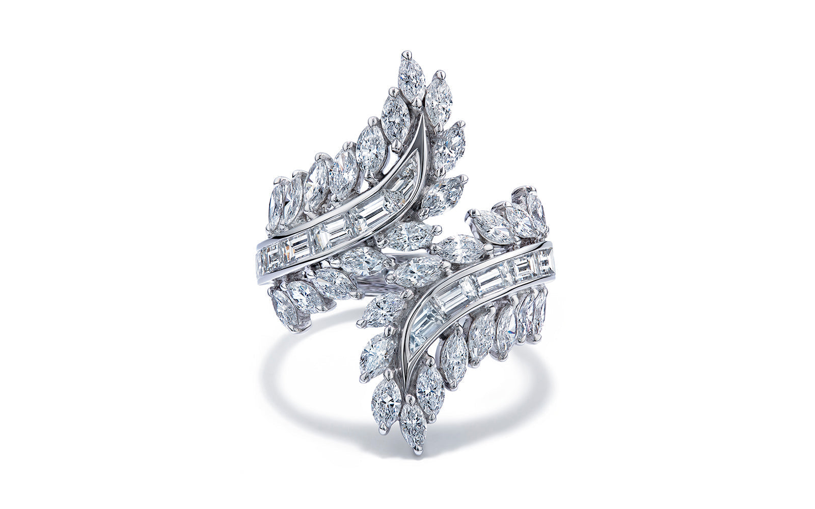 3.70ct D Flawless Diamanten Ring eingefasst in 18 Karat Weissgold