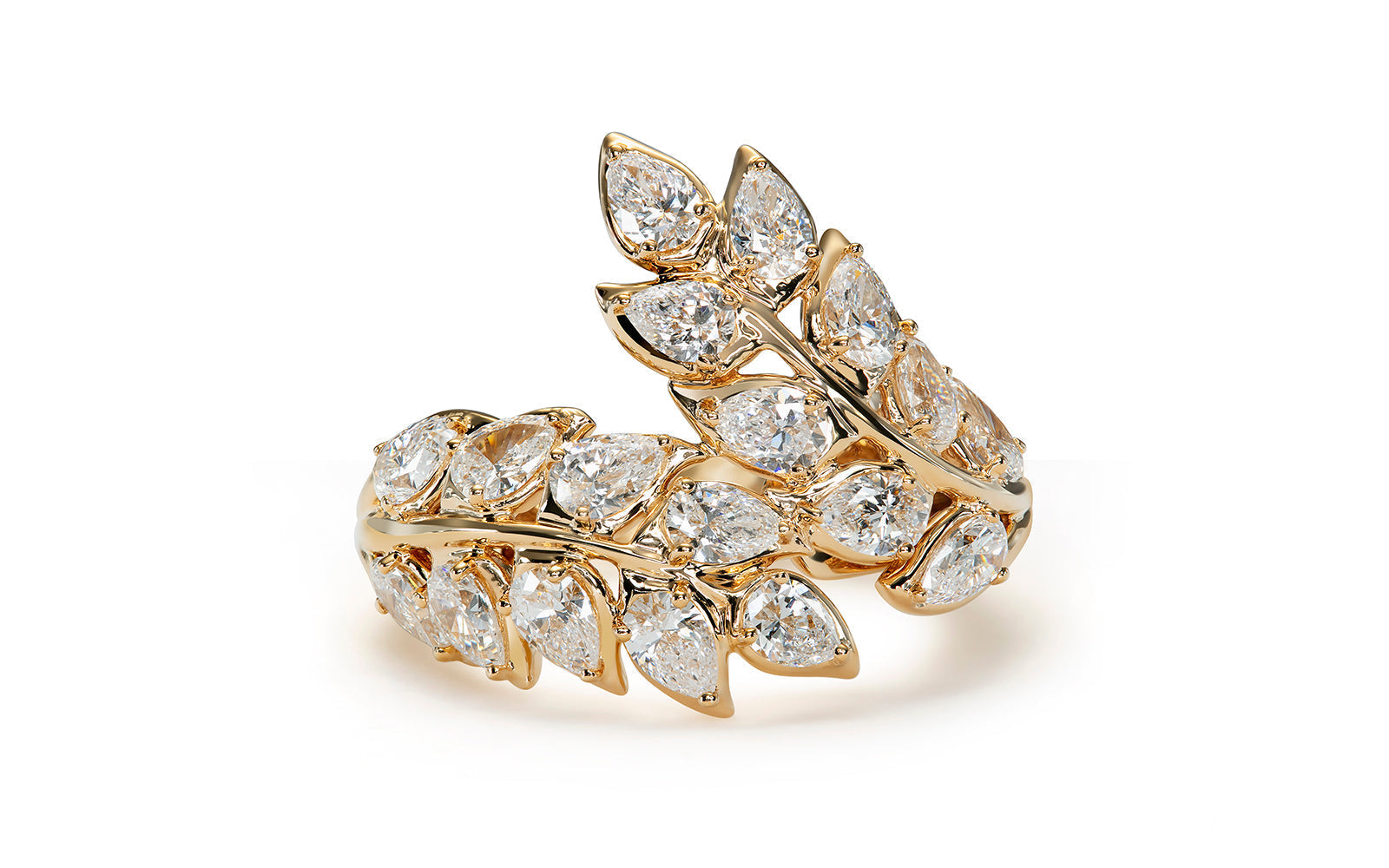 2.72ct D Flawless Diamanten Ring eingefasst in 18 Karat Gelbgold