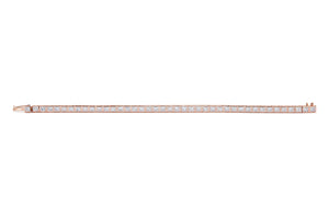 6.70ct D Flawless Diamanten Armband eingefasst in 18 Karat Rosegold