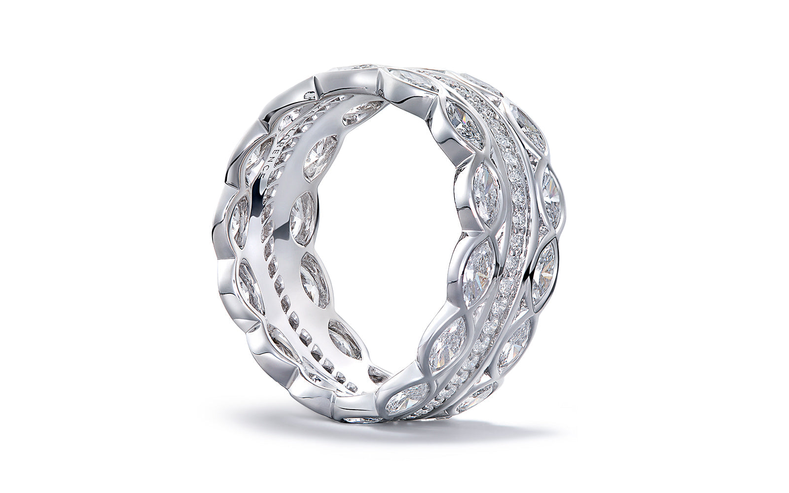 2.20ct D Flawless Diamanten Ring eingefasst in 18 Karat Weissgold