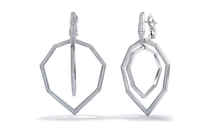 1.26ct D Flawless Diamanten Ohrringe eingefasst in 18 Karat Weissgold
