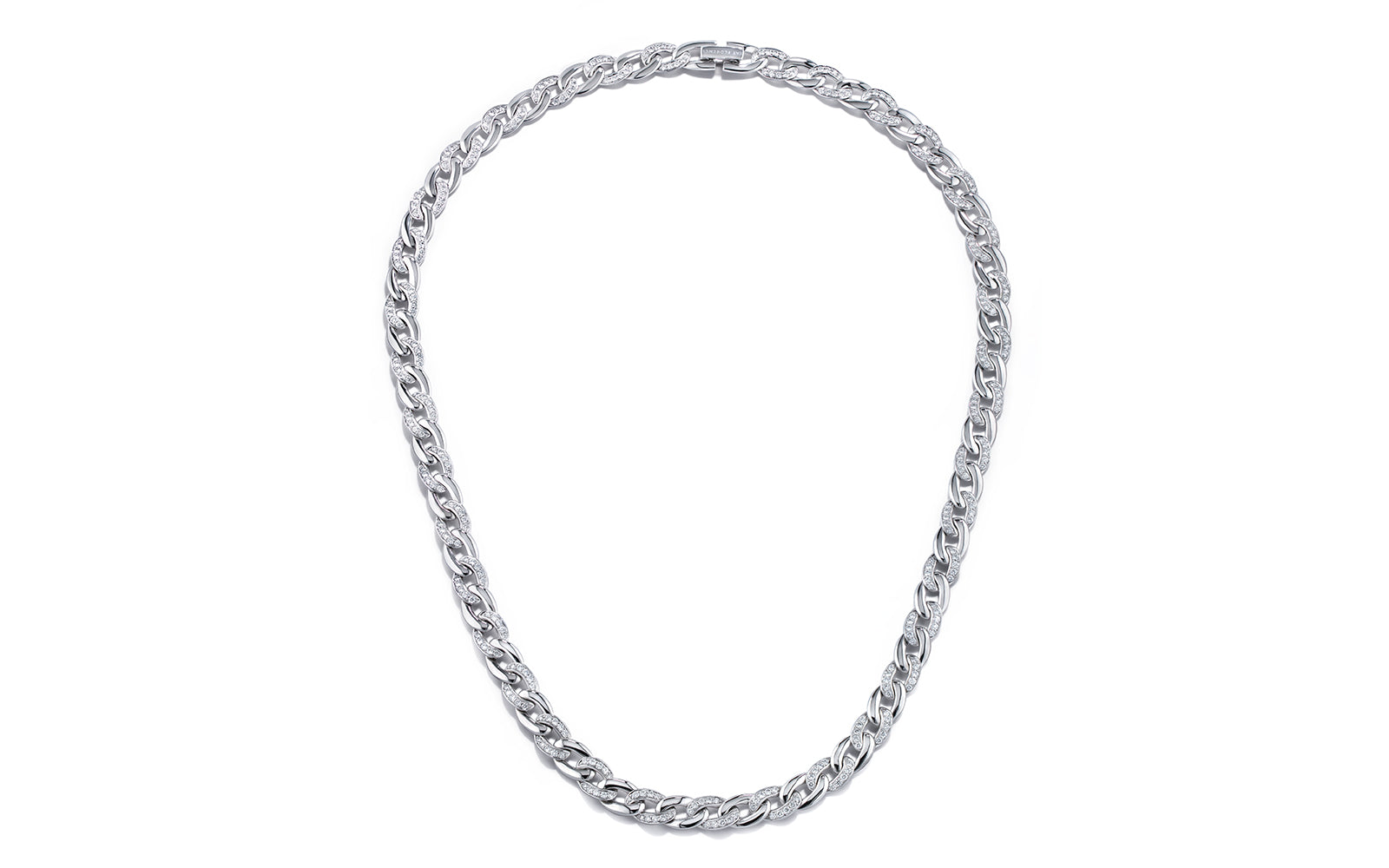 4.66ct D Flawless Diamanten Halskette eingefasst in 18 Karat Weissgold