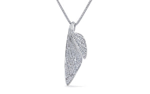 1.36ct D Flawless Diamanten Halskette, eingefasst in 18 Karat Weissgold