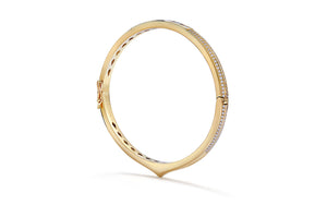 1.74ct D Flawless Diamanten Armreif eingefasst in 18 Karat Gelbgold