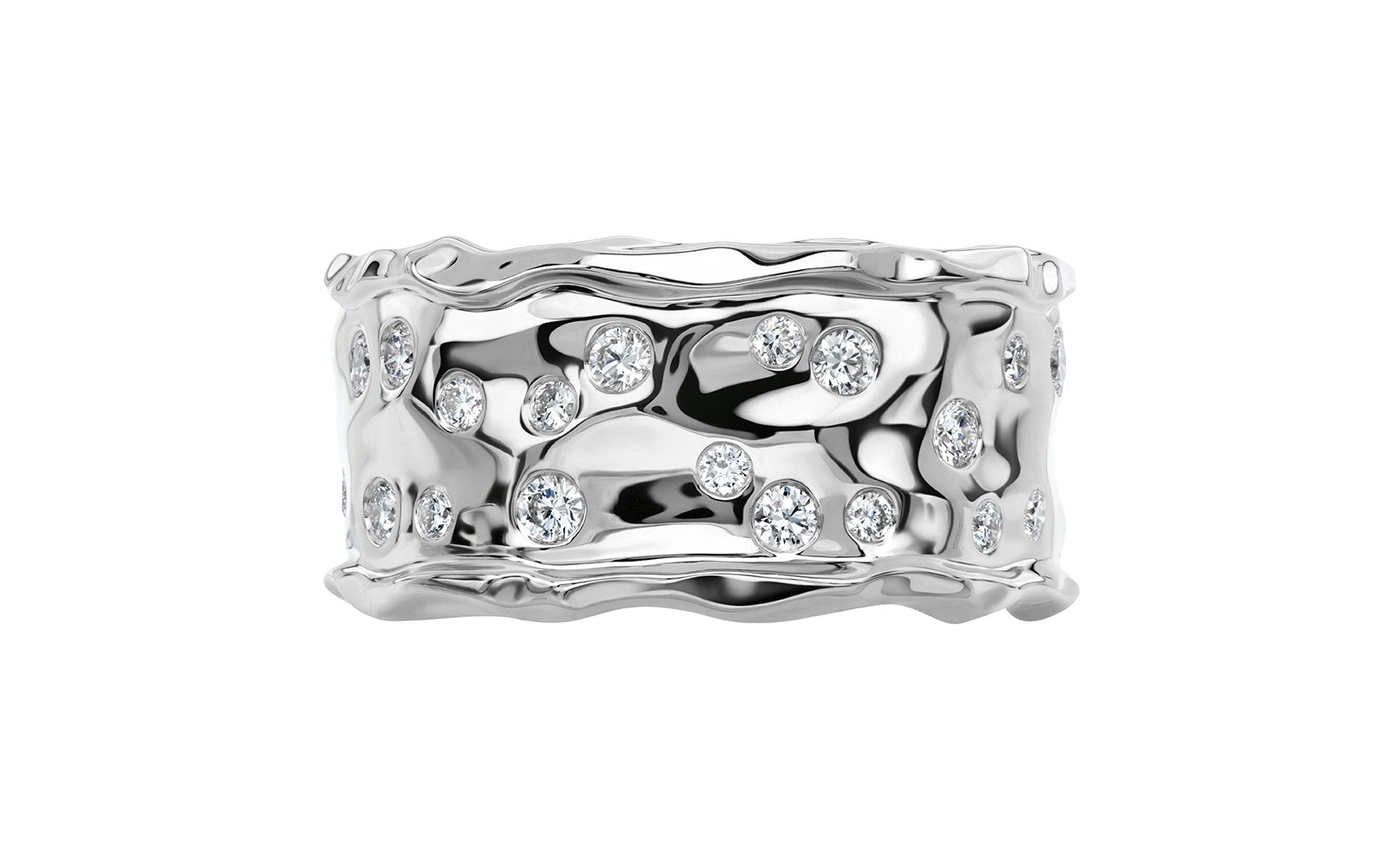 0.54ct D Flawless Diamanten Ring, eingefasst in 18 Karat Weissgold