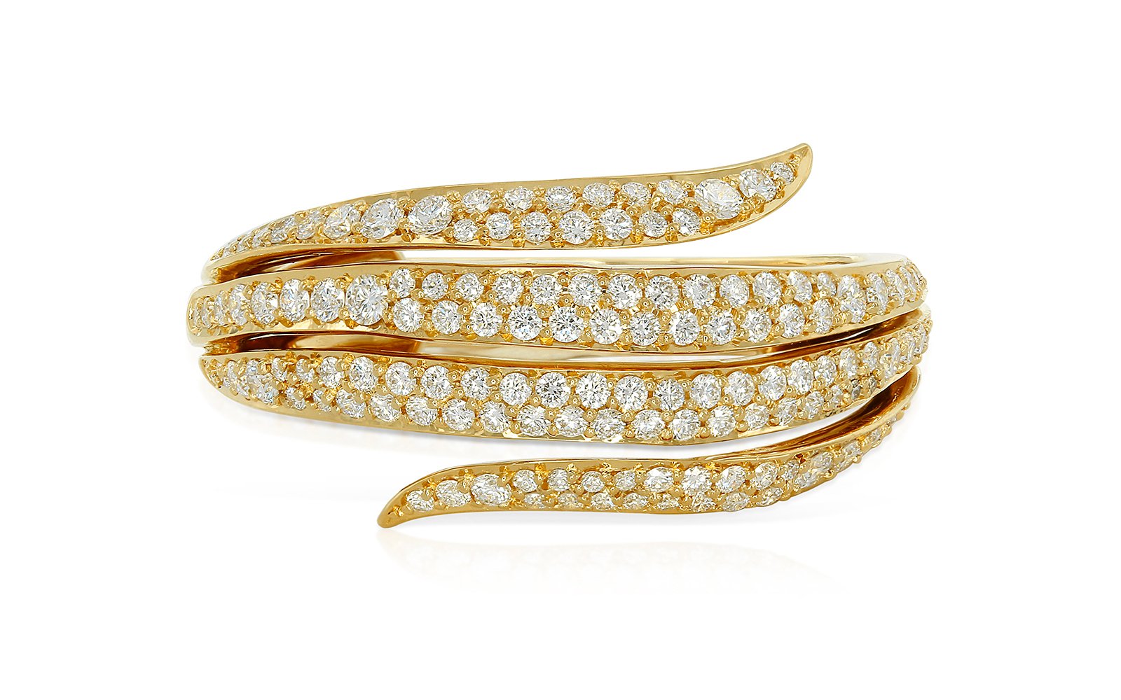 0.7ct D Flawless Diamanten Ring, eingefasst in 18 Karat Gelbgold