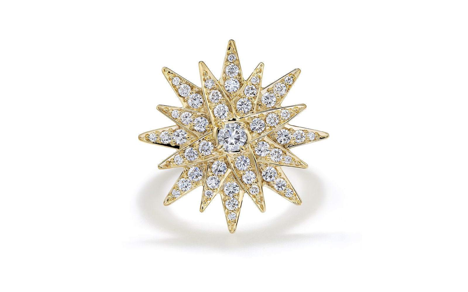 0.8ct D Flawless Diamanten Ring, eingefasst in 18 Karat Gelbgold